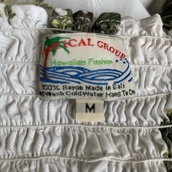 TROPICAL-GROUP  Halter neck Hawaiian Dress Size M - Picture 6 of 6